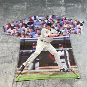 Justin Morneau MN Twins picture all over t shirt L